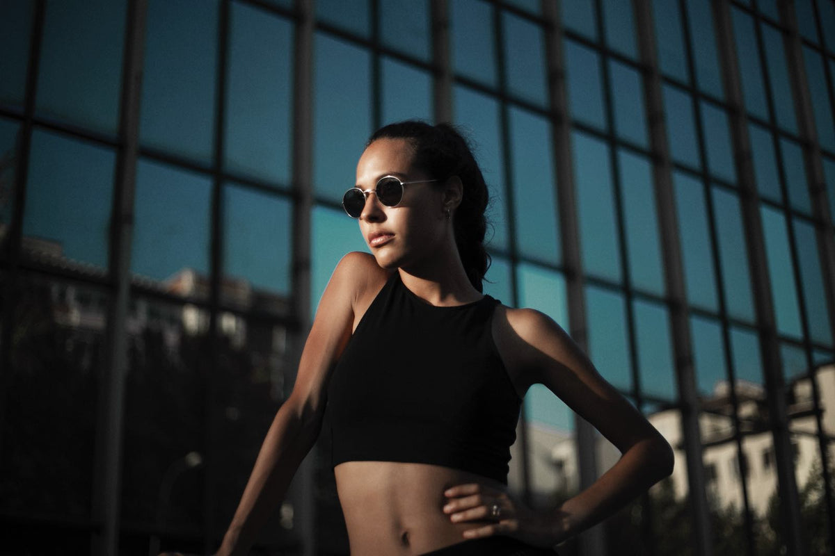 TOKYO - Shiny Gold frame / Brown lens