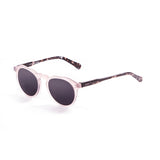 Frosted White & Demi Brown frame / Smoke lens