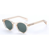 Transparent Champagne frame / Green lens