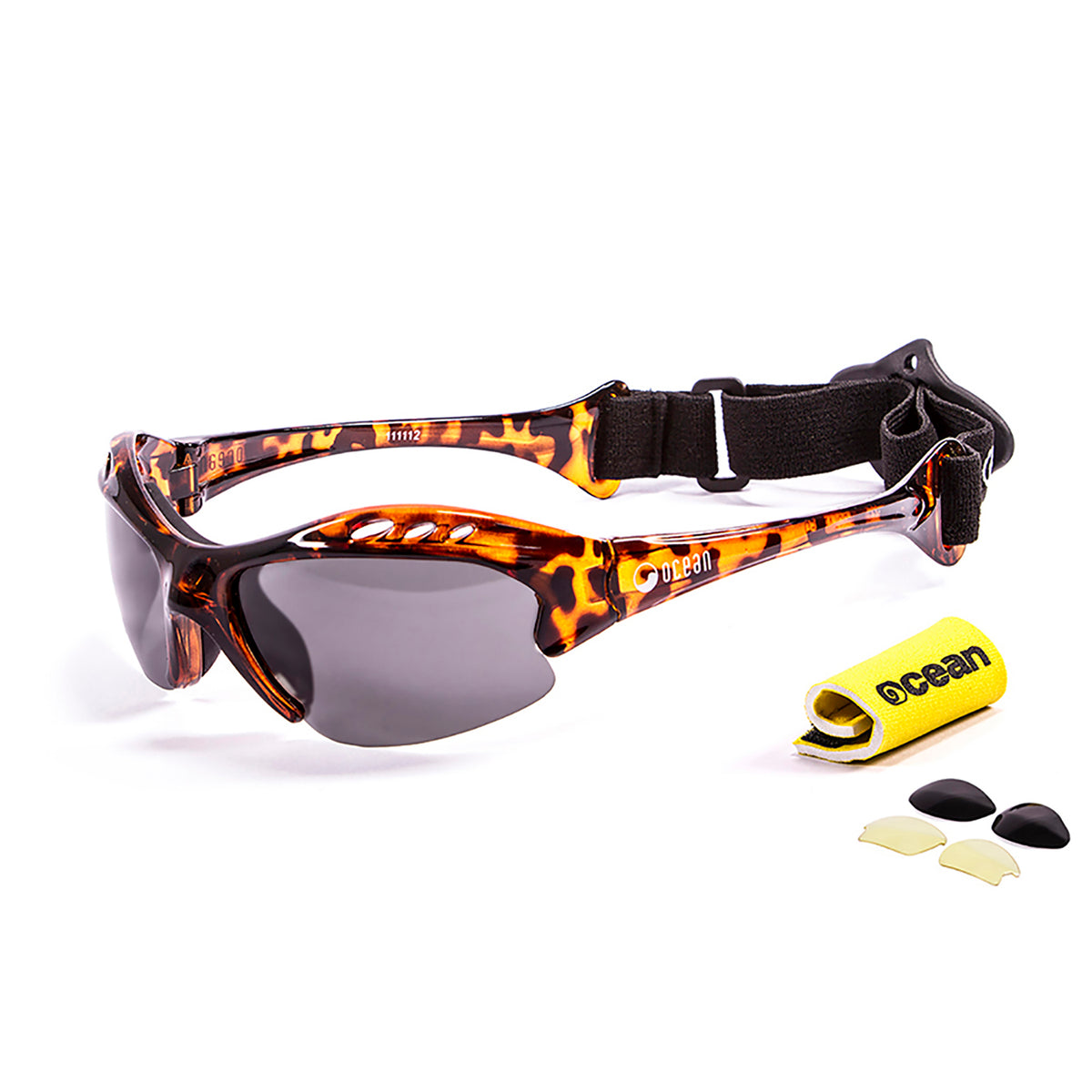 MAURICIO - Transparent Brown frame / Smoke lens