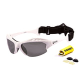 Shiny White frame / Smoke lens