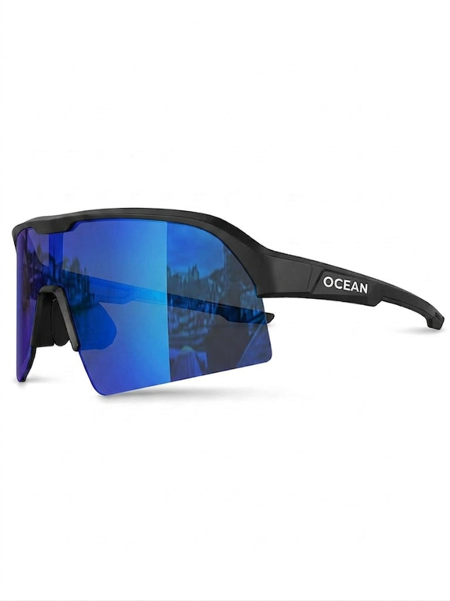 SPRINT - Black frame / Revo Blue lens
