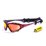Transparent Red frame / Revo Silver lens