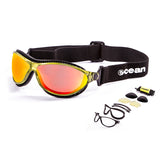 Transparent Green frame / Revo Red lens