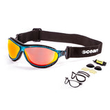 Transparent Blue frame / Revo Red lens