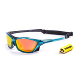 Transparent Blue frame / Revo Red lens