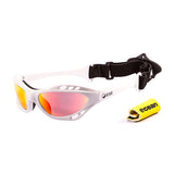 Shiny White frame / Revo Red lens