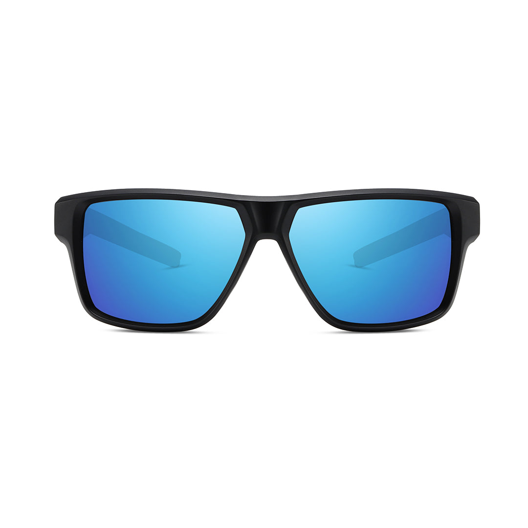 SNOW - Matte Black frame / Revo Blue lens