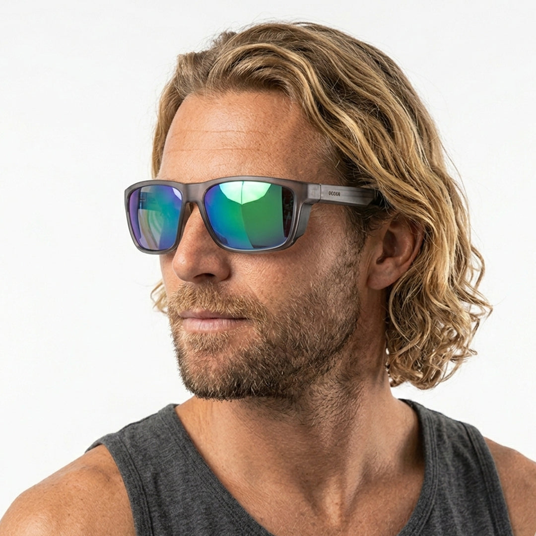 KITESURF - Matte Grey frame / Revo Blue lens