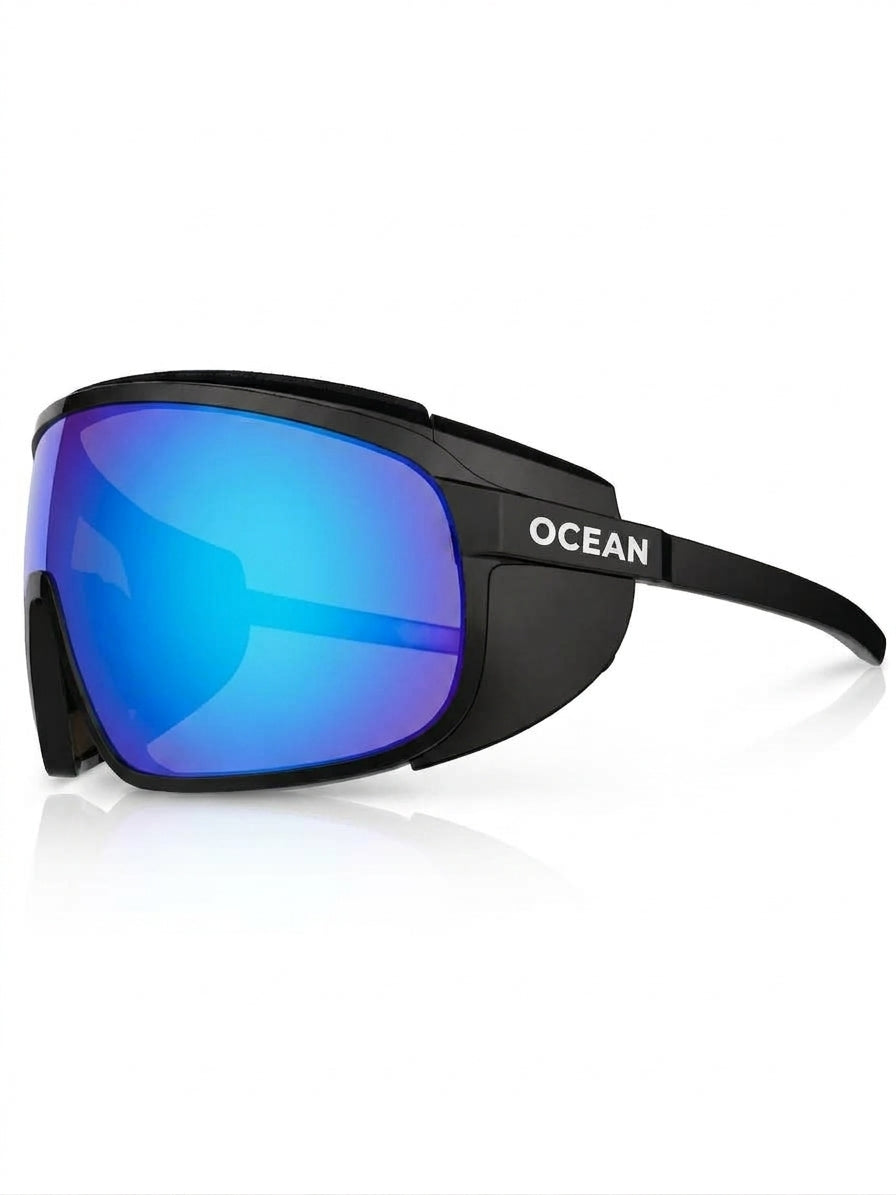 SUMMIT - Black frame / Revo Blue lens