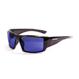 Shiny Black frame / Revo Blue lens