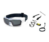 Matte White frame / Smoke lens / White Strap