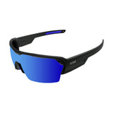 Matte Black frame / Revo Blue lens