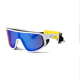 White frame / Blue lens