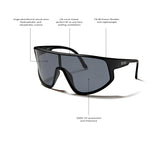 Shiny Black frame / Smoke lens