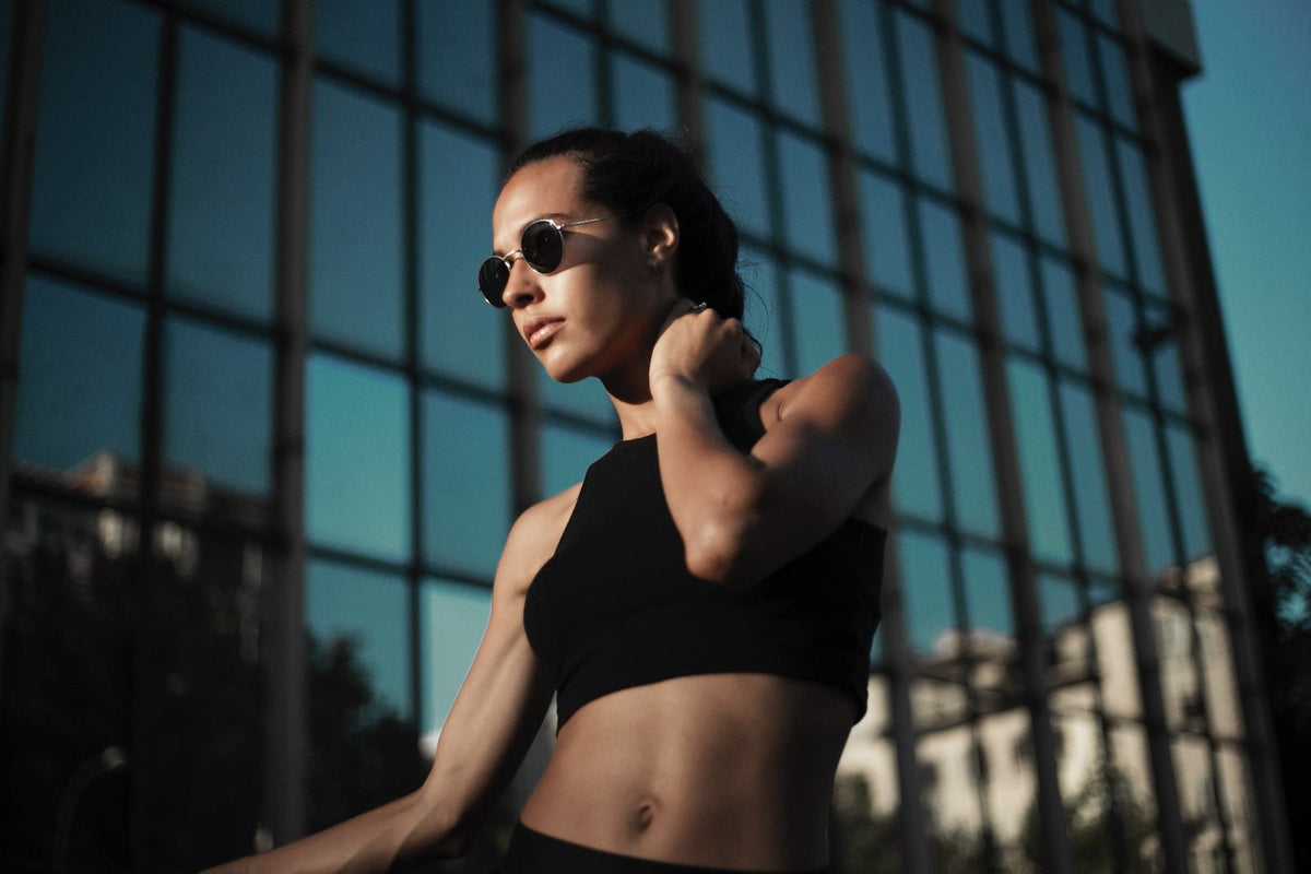 TOKYO - Shiny Gold frame / Brown lens