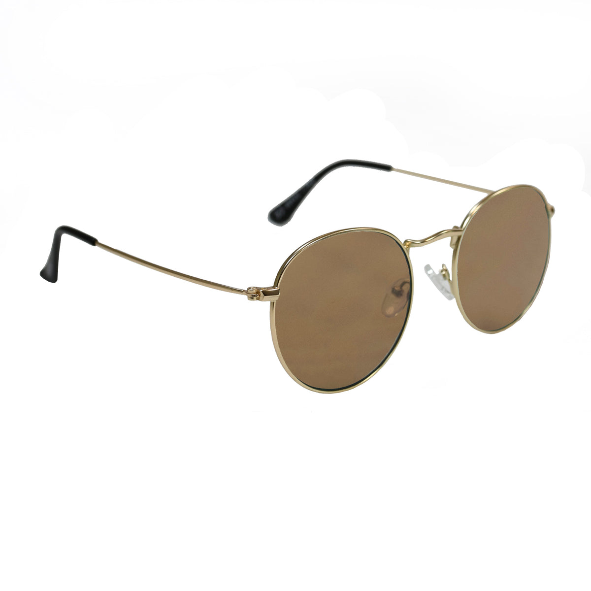 TOKYO - Shiny Gold frame / Brown lens