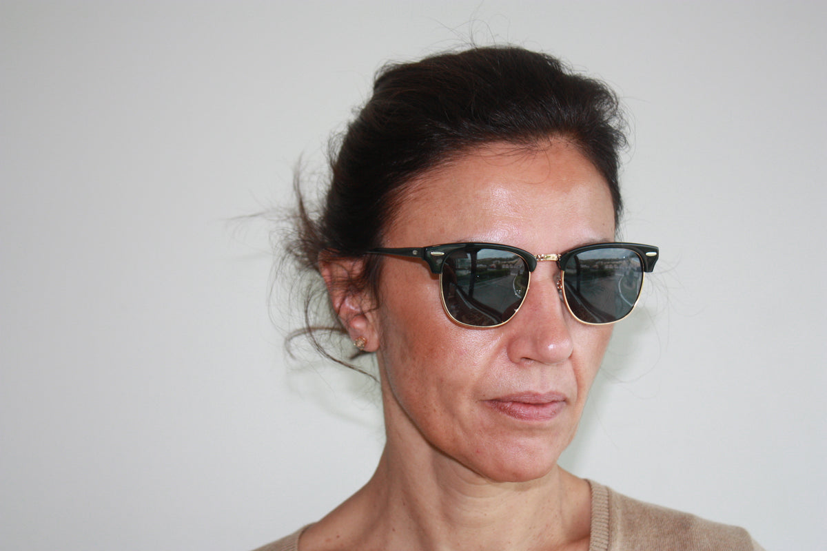 MR. BRATT - Shiny Black frame / Smoke lens