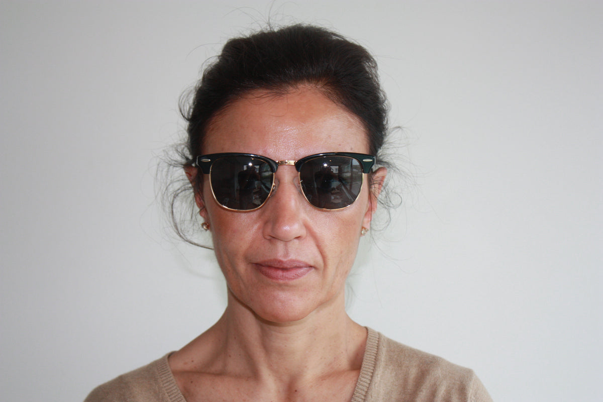 MR. BRATT - Shiny Black frame / Smoke lens