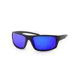 Matte Black frame / Revo Blue lens