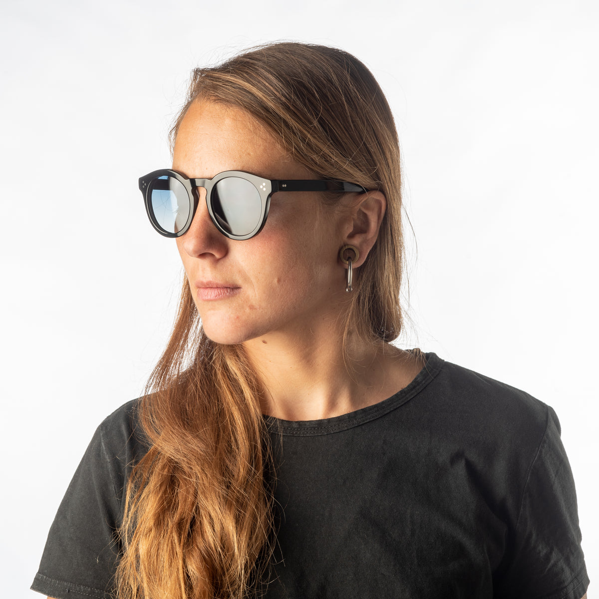 KANSAS - Black frame / Blue lens
