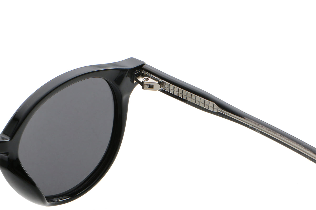 BOWIE - Shiny Black frame / Smoke lens