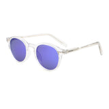 Shiny White frame / Revo Blue lens