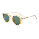 Transparent Champagne frame / Green lens