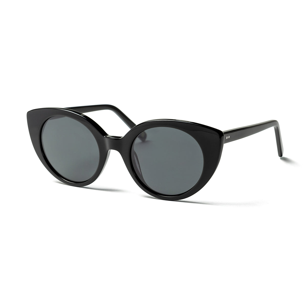GRETA - Shiny Black frame / Smoke lens