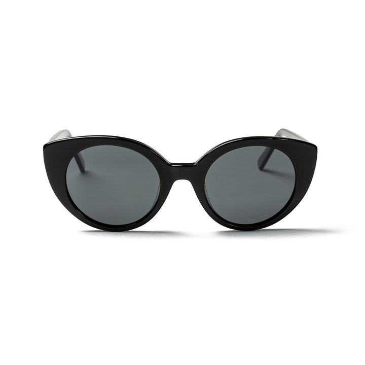 GRETA - Shiny Black frame / Smoke lens