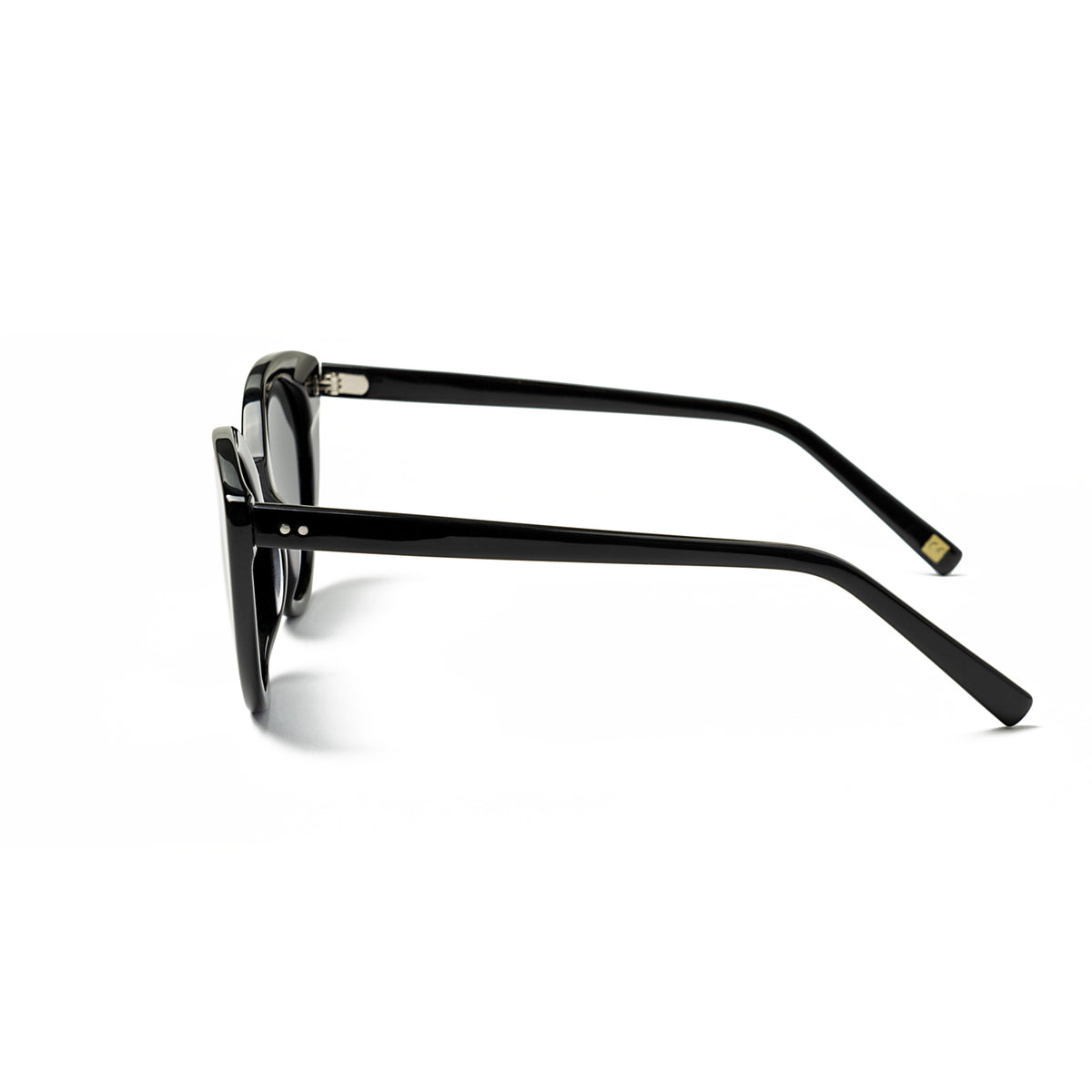 GRETA - Shiny Black frame / Smoke lens