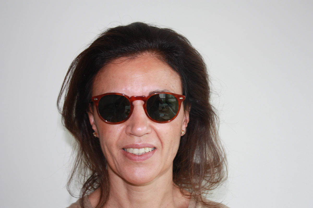 DE NIRO - Transparent Brown frame / Green lens
