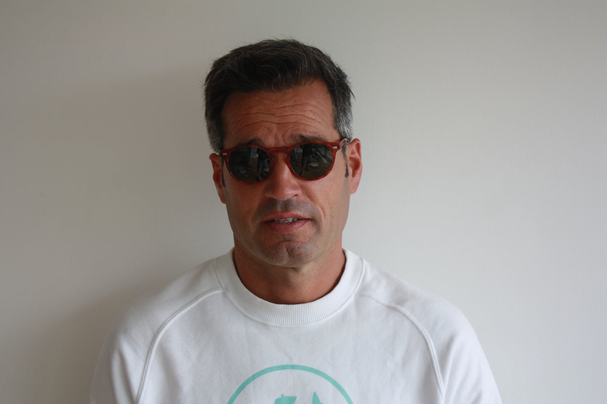 DE NIRO - Transparent Brown frame / Green lens