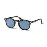 Transparent Brown frame / Blue lens