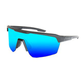 Matte Black frame / Revo Blue lens