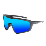 Matte Black frame / Revo Blue lens