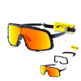 Shiny Black frame / Revo Red lens