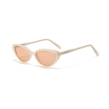 Transparent Brown frame / Pink lens