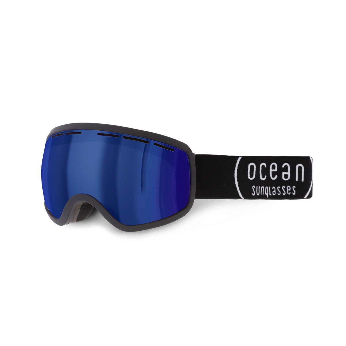 TEIDE WATER - Black frame / Revo Blue lens / Black Strap