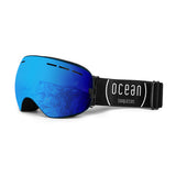 Matte Black frame / Revo Blue lens